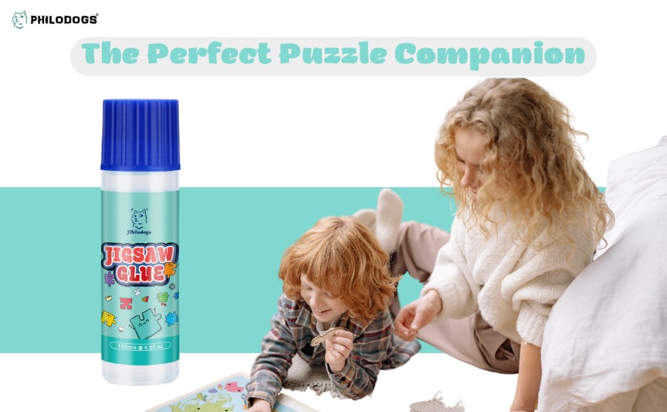 PHILODOGS Puzzle Glue, Jigsaw Glue for Puzzles 500, 1000 and 3000