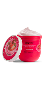 strawberry whipped body butter cream lotion love aromatherapy beauty essential oils jojoba bath show