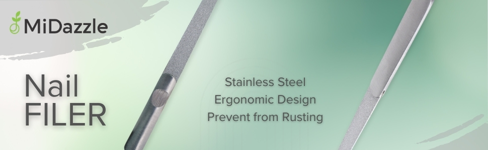 stainless steel nail filer