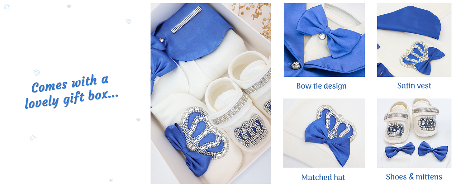 baby boy newborn photoshoot outfits, royal blue bow tie, newborn boy coming home outfit,baby bow tie