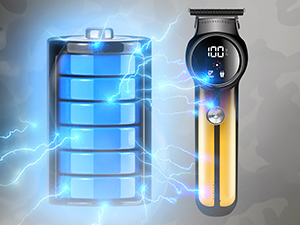 battery of our shavers for men