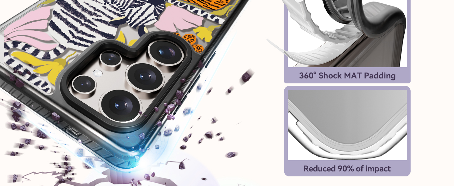 black Samsung S25 ultra case