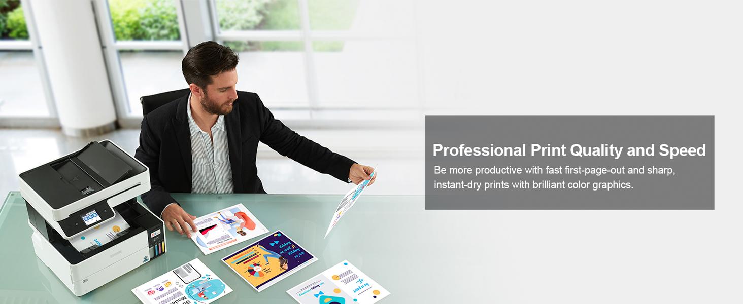 Epson EcoTank Pro ET5150 Wireless Color AllinOne Supertank Printer