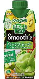 カゴメ　野菜生活　グリーンスムージー＆Wベリー&amp;ヨーグルト 楽天市場】【同種12本セット】野菜生活100 スムージー 330ml