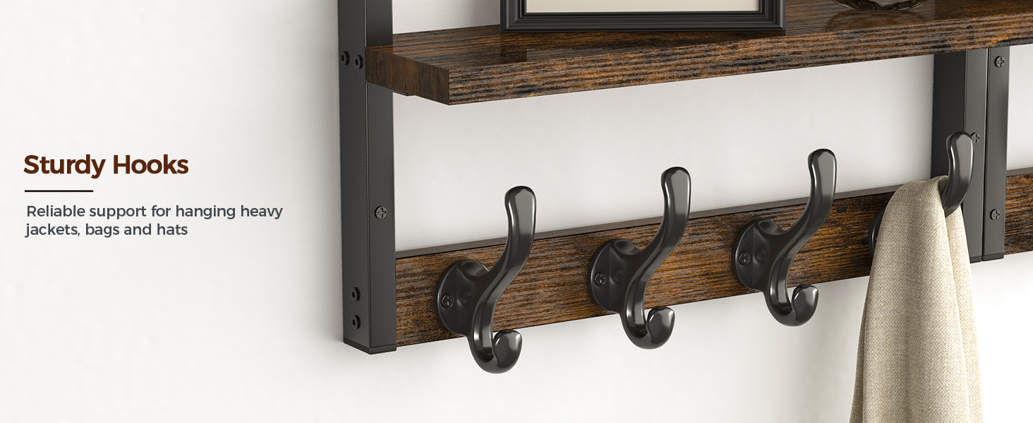 wall mounted coat rack