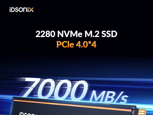 Amazon.com: iDsonix M.2 SSD 1TB, PCIe Gen4X4, NVMe SSD M.2