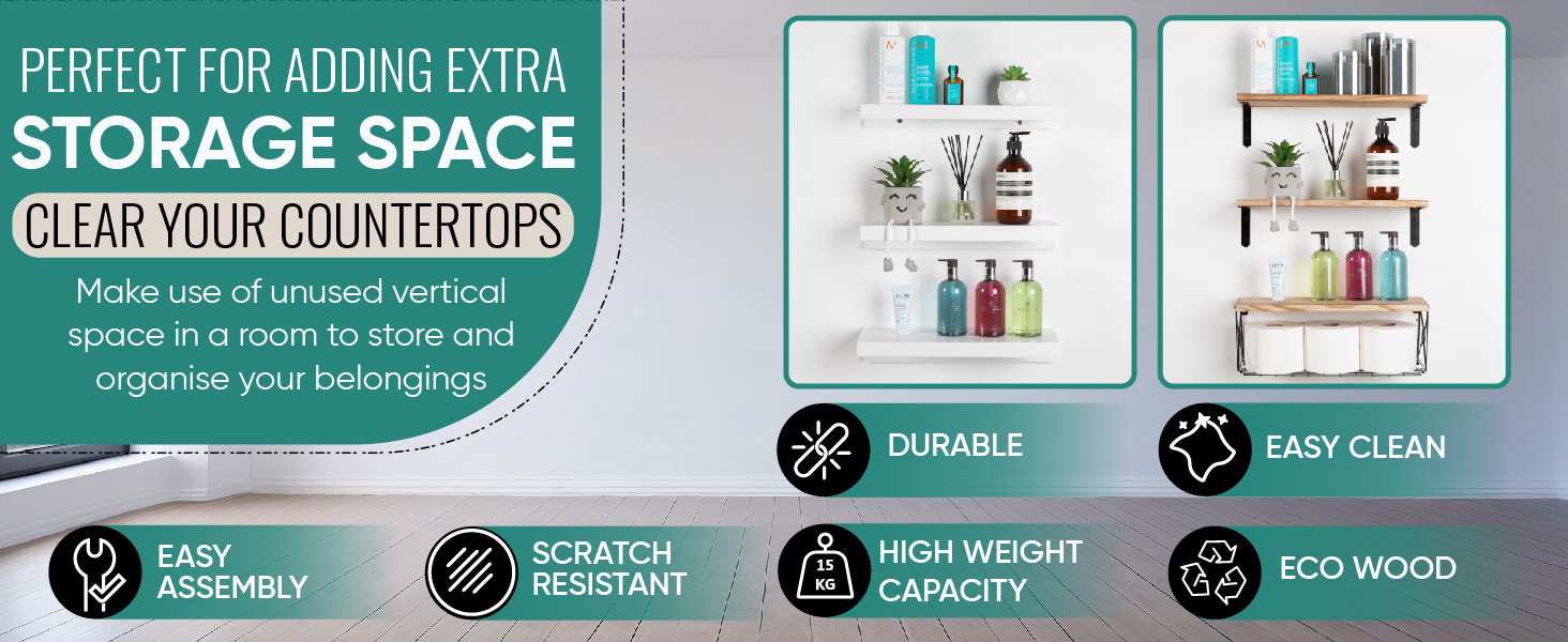 floating shelve wooden shelves set of 3 set of 6 storage shelves kitchen living room dining room