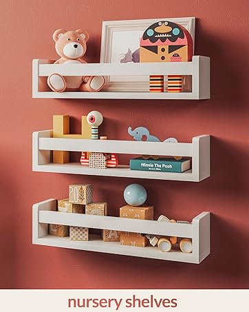 nursery shelves
