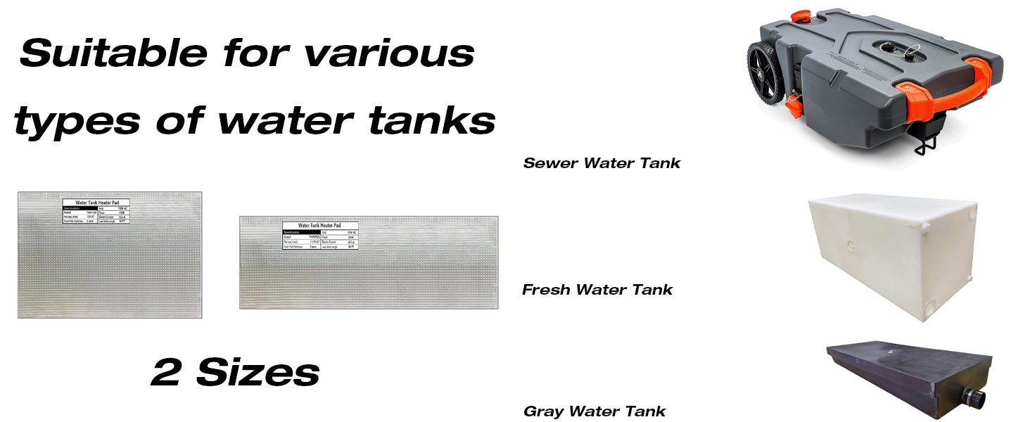 H&G lifestyles RV Holding Tank Heater Pad Use with Up to 50