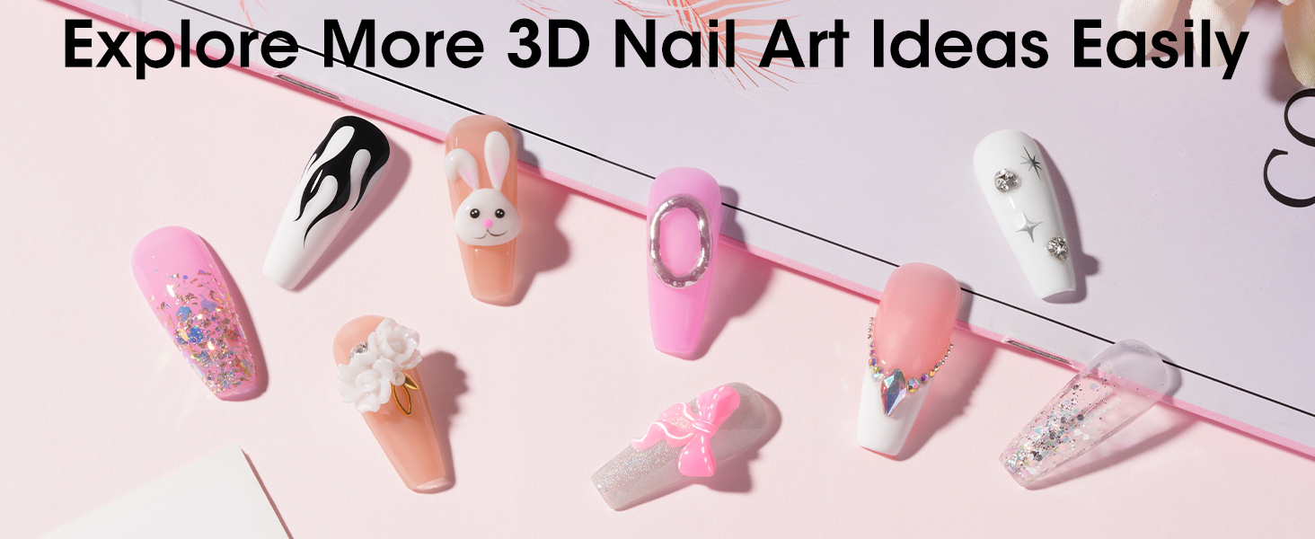 solid builder gel for nails 3d gel