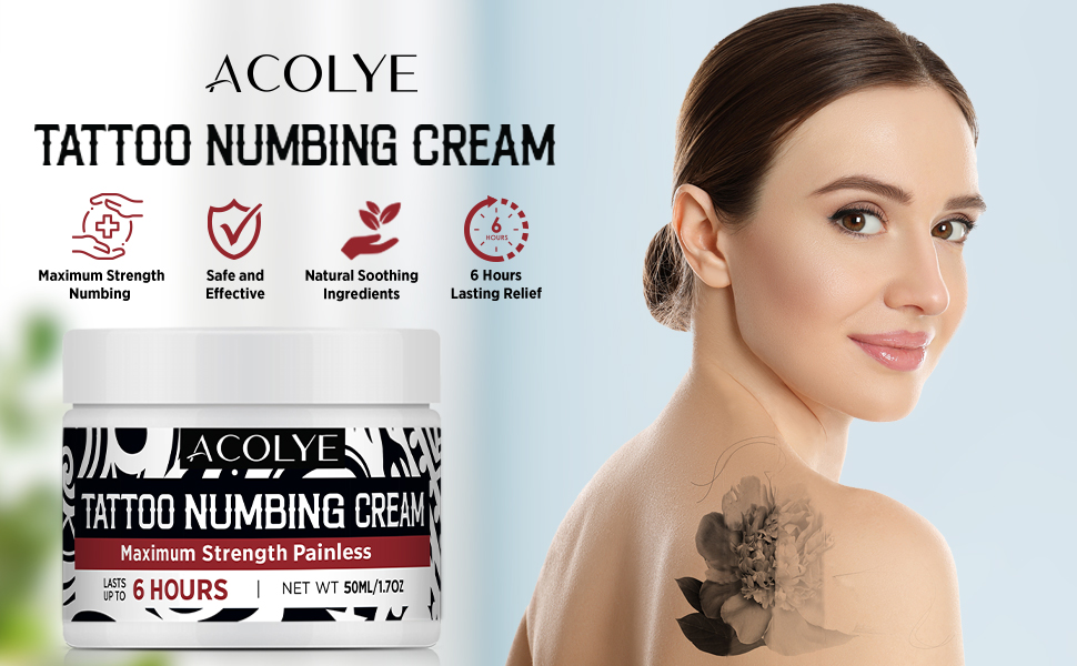 Tattoo Numbing Cream Extra Strength 6 Hours Maximum