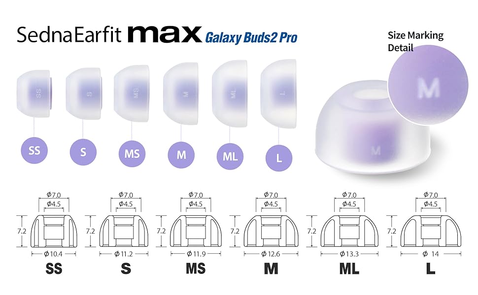 Galaxy Buds2 Pro 1回使用+SednaEarfit MAX1組 Galaxy Buds2 Pro 1回使用+SednaEarfit MAX1組 Samsung Galaxy