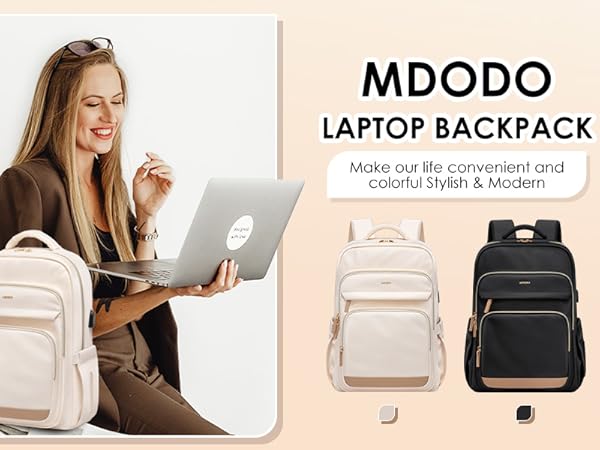Amazon.com: MDODO Laptop Backpack for Women,Travel Backpack