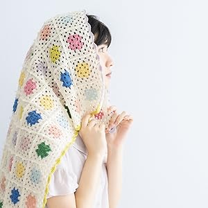 キャンディカラーのかぎ針編み