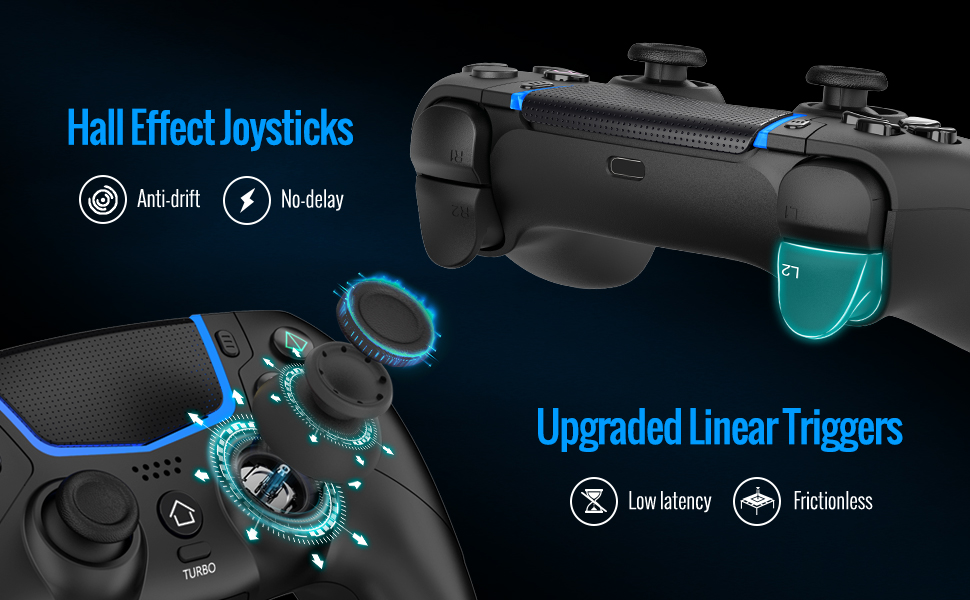 for ps-5 controller hall effect joysticks