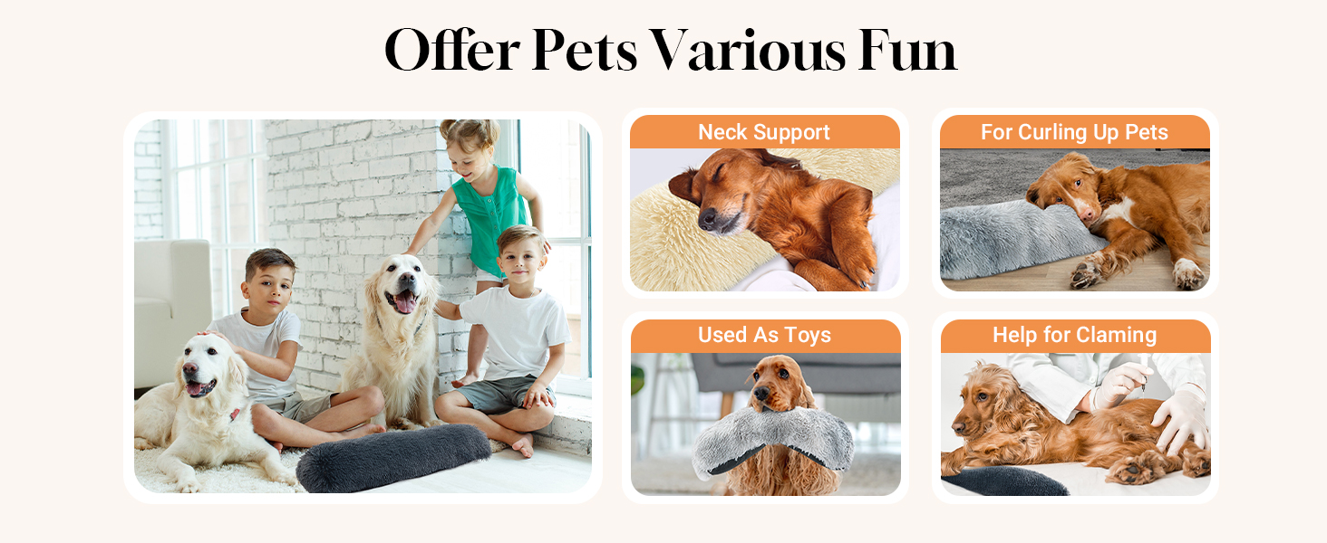 HOMBYS Soft Faux Fur Calming Pet Pillow for Large & Medium Dogs (Dark Grey, 25"x8"x4")  
HOMBYS Machine Washable Dog Pil E5244a1b 47e2 4d98 8fa6 7ebcbebf1389. CR0,0,1464,600 PT0 SX1464 V1