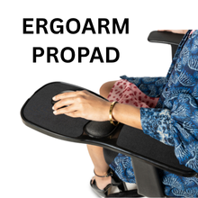 armrest cushion pad, wrist support pad, scrolling comfort, forearm support, ergoarm desk accessory