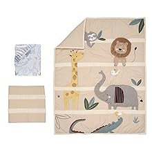 Jungle Story 3-Piece Crib Bedding Set