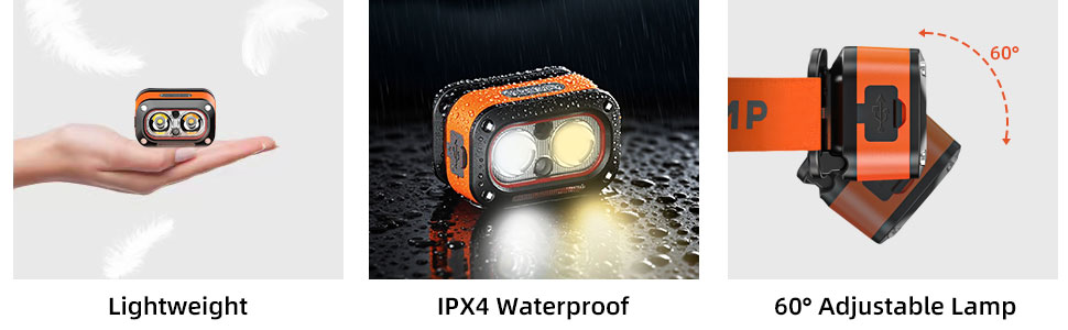 Headlamp head lamp head flashlight hardhat light headlight