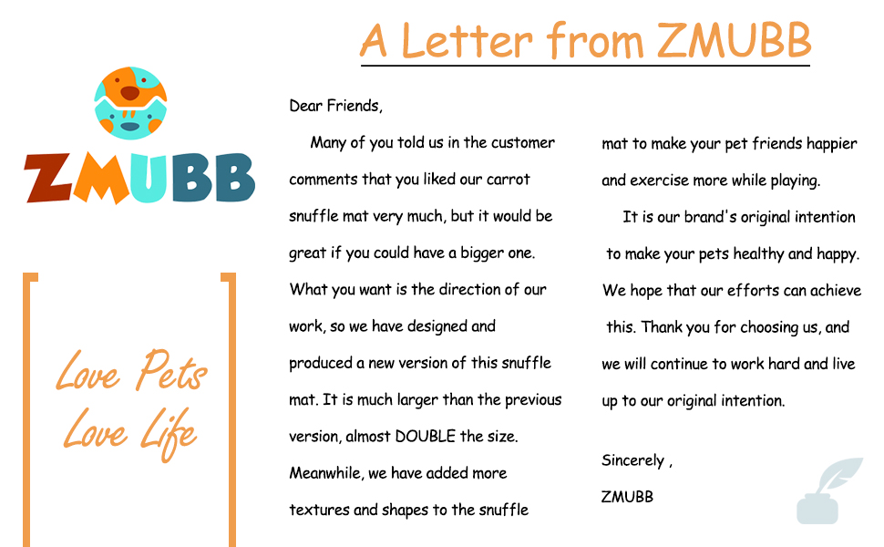 A Letter from ZMUBB