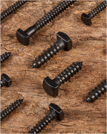 wood lag bolts black galvanized