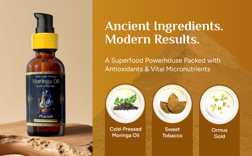 Premium Blend of Moringa Oil and Blue Lotus – Deep Hydration and Natural Radiance for All Skin Type