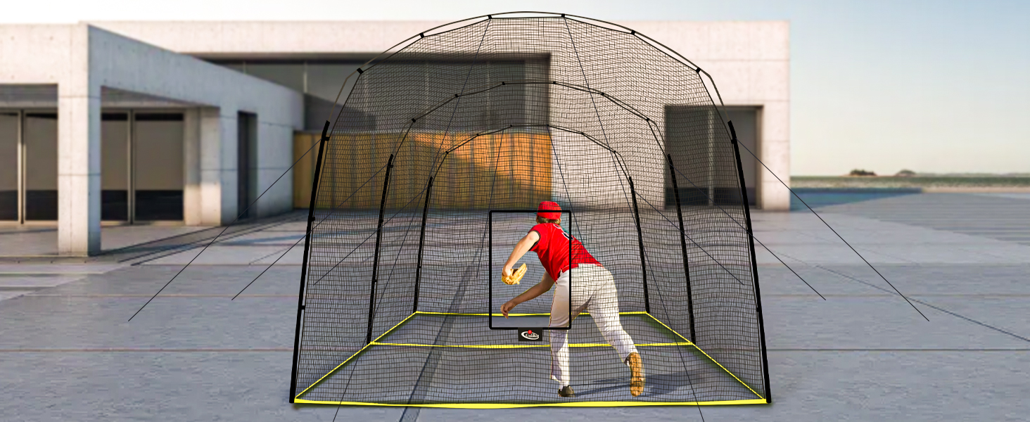 Portable Outdoor Softball Baseball Batting Hitting Cages