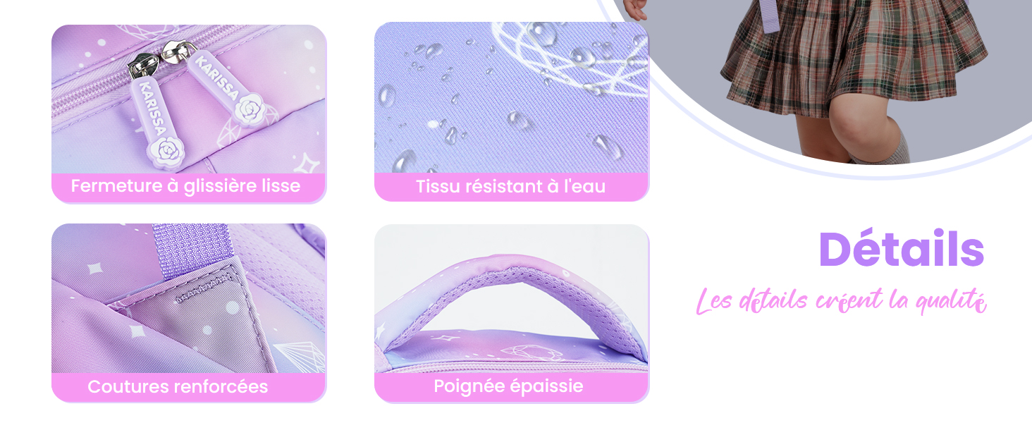 Sac d'école Fille