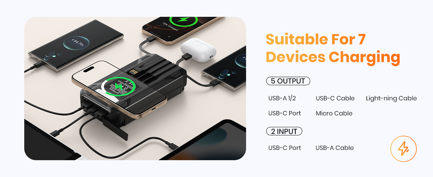 charge 7 devices at once