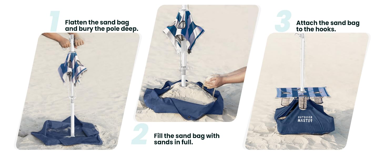 windproof beach umbrellas for sand
