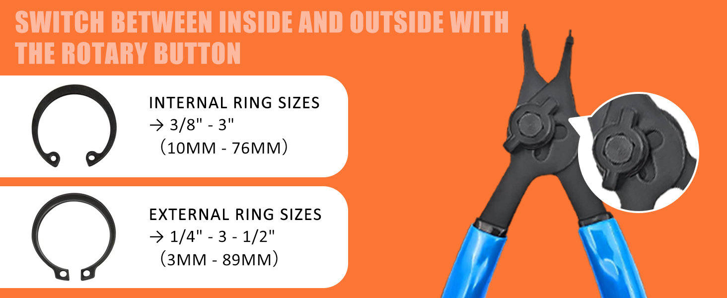 12 Pcs Snap Ring Pliers Set