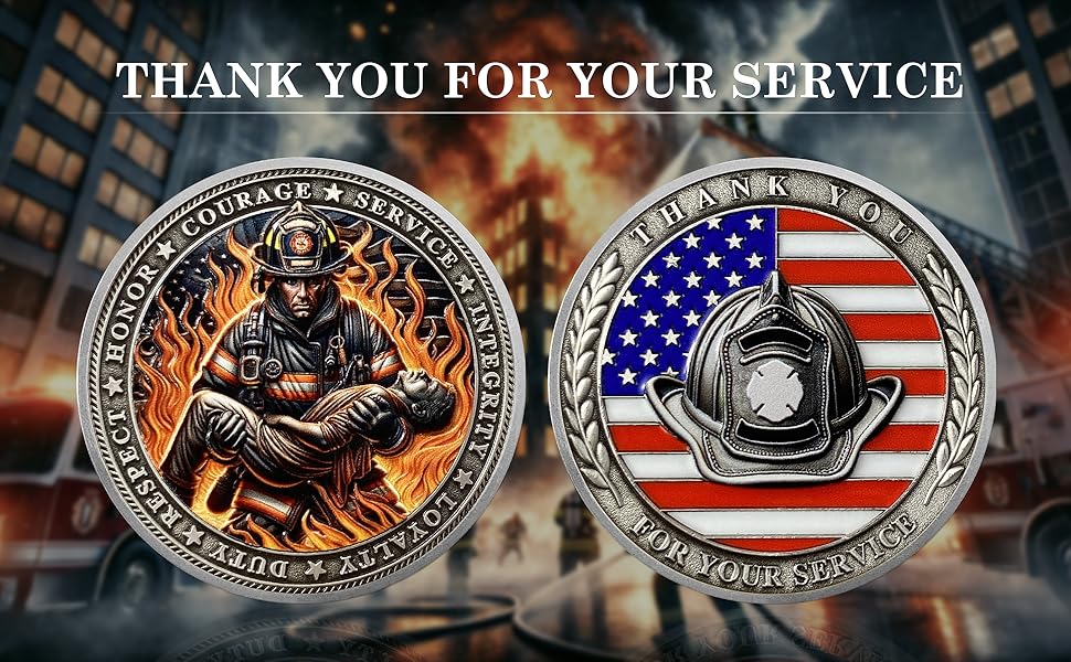 challenge coin firefighter