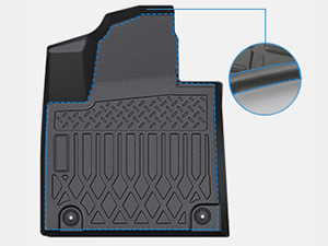 2021-2024 Hyundai Santa Fe Non-Hybrid TPE Floor Mats