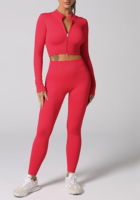long sleeve workout sets