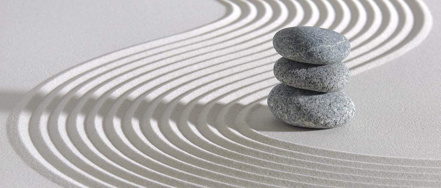 Therapeutic Nature décor balance meditation kit Artificial Japanese miniature zen garden sand pack