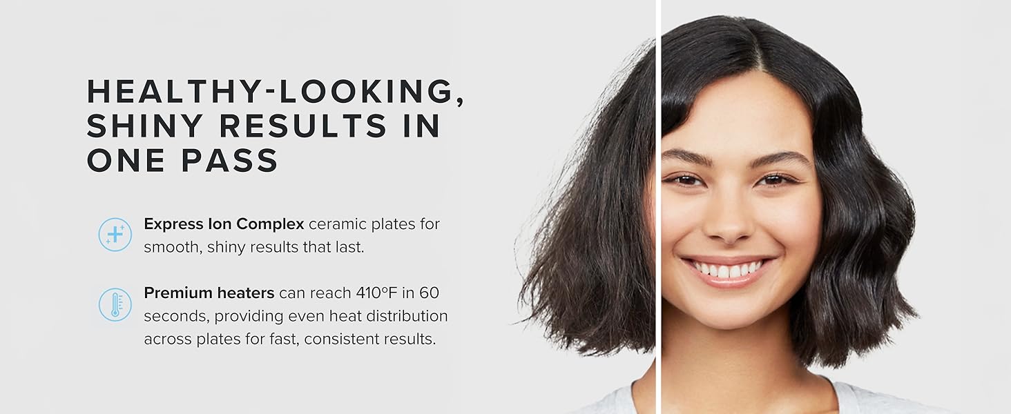 healthy, shiny results