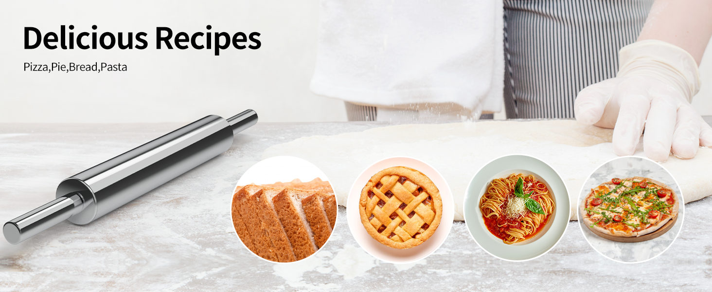 rolling pin,rolling pin for baking,rolling pin with thickness ring,rolling pin for dough