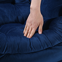 FULL SUPPORT Navyblue Armchair Set
