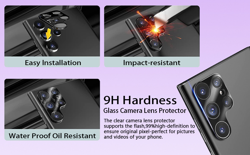 [2+2 Pack] NBiefuny for Samsung Galaxy S22 Ultra privacy Screen