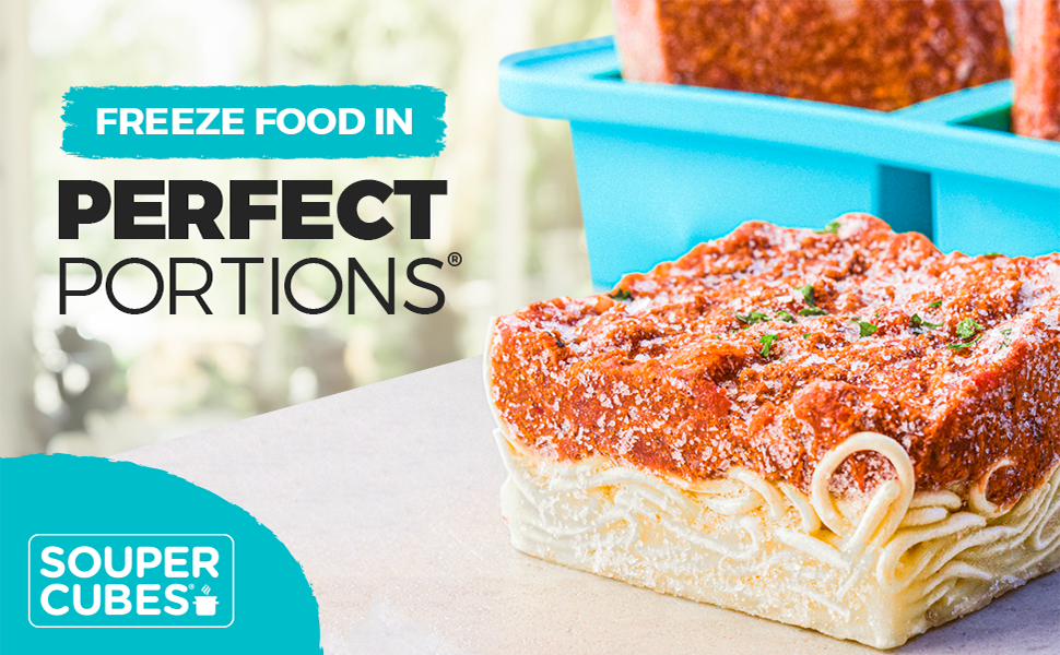 Souper Cubes 2Cup ExtraLarge Silicone Freezer Tray with