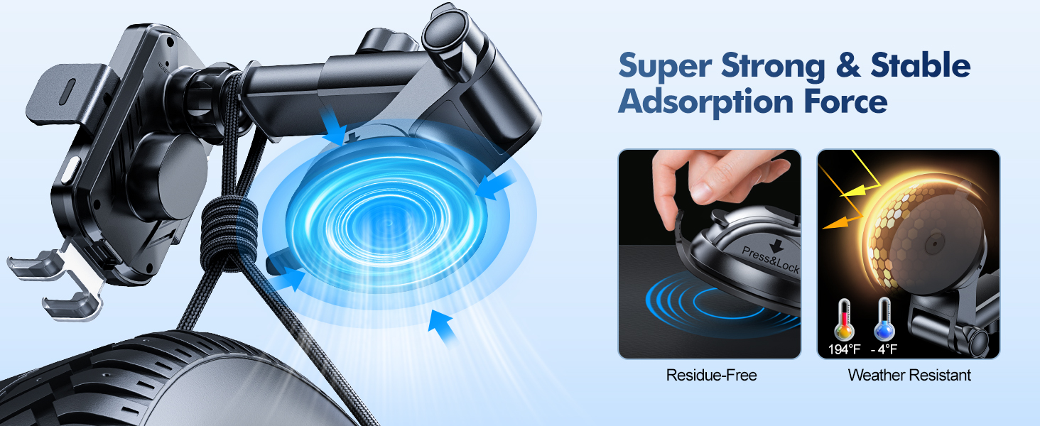 EOIWUY Wireless Car Charger Mount