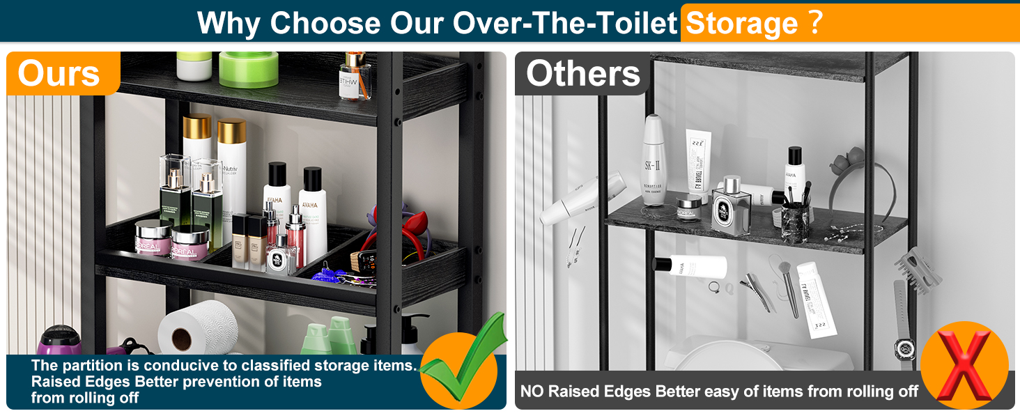 over toilet storage