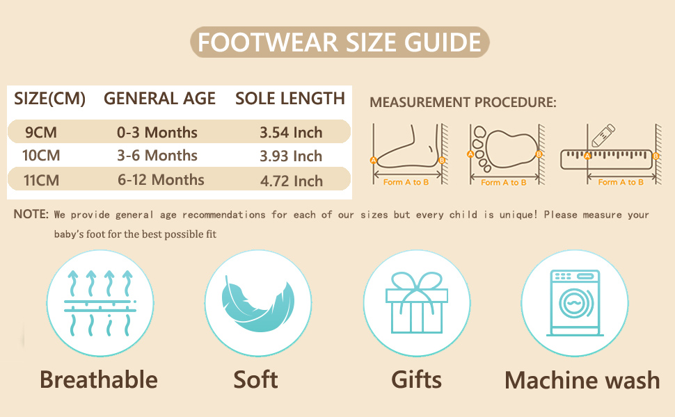 infant baby boy girl cotton booties