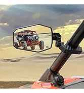 KEMIMOTO UTV Side Mirrors, UTV Mirrors for 1.65