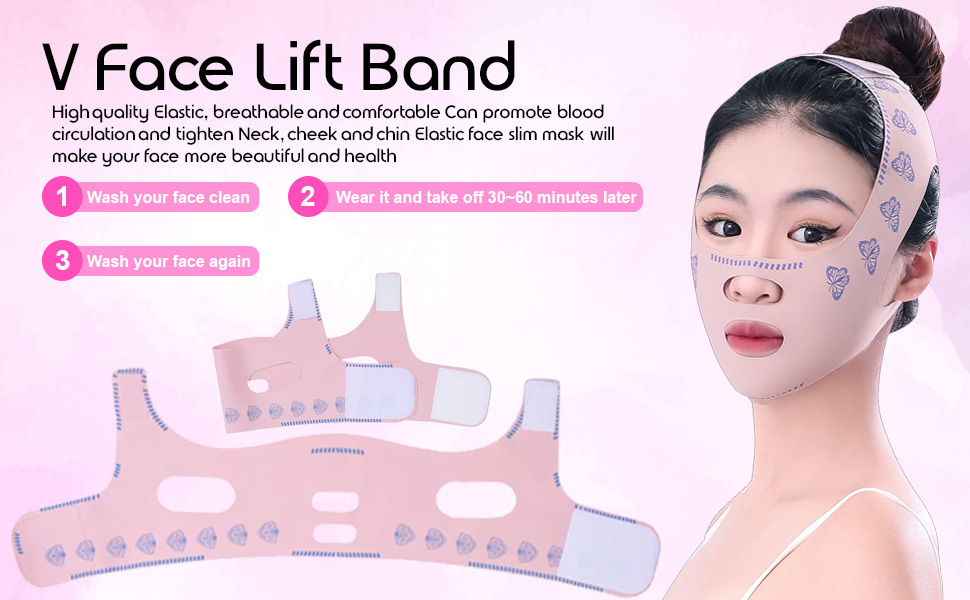 Lip Masks & Eye Masks,V- Face Lift Strap
