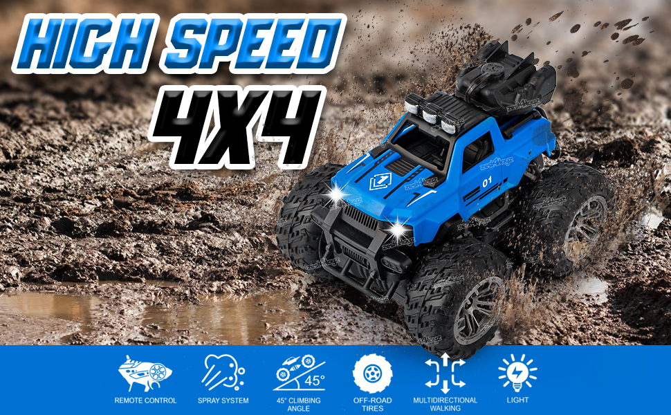 Remote Control Car Battery oprated Rock car Off roading car hill Climbing 