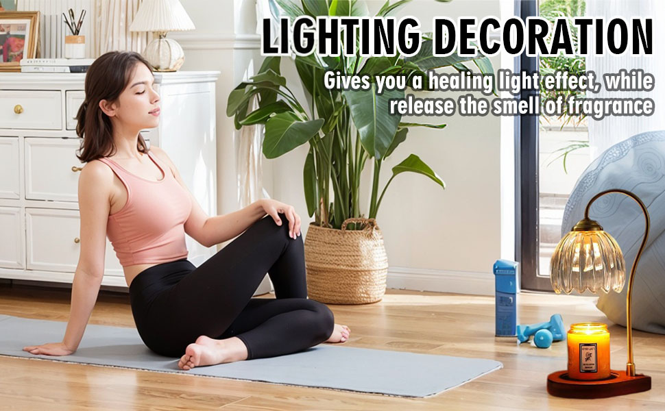 candle warmer lamp with timer