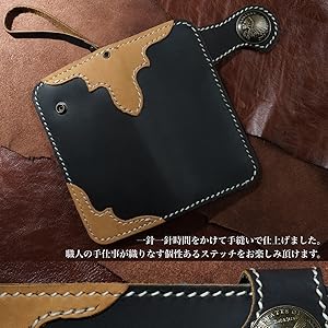 新品⭐︎ トラッカーロングウォレット　牛本革　エイジング　男前なサイフ 61tZm1AaVPL._UY1000_.jpg