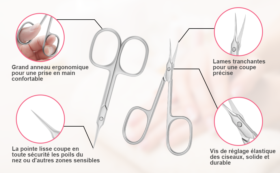 Ciseaux à Cuticules Professionnels