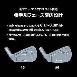 Amazon.co.jp: MIZUNO(ミズノ) ゴルフクラブ ミズノプロ241&243